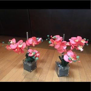 Artificial orchid flowers decor